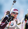 Dominik Landertinger (AUT) during Mens Pursuit of E. ON IBU Biathlon World Cup at the Biathlonstadium in Hochfilzen, Austria on 2013/12/08.
