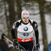 Matti Hakala of Finland competes during men IBU E.on Biathlon World cup sprint race in Pokljuka, Slovenia. Men sprint race of IBU E.on Biathlon World cup was held on Thursday, 6th of March 2014 in Pokljuka, Slovenia.
