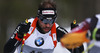 Claudio Boeckli of Switzerland competes during men IBU E.on Biathlon World cup sprint race in Pokljuka, Slovenia. Men sprint race of IBU E.on Biathlon World cup was held on Thursday, 6th of March 2014 in Pokljuka, Slovenia.

