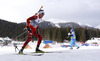 Tarjei Boe of Norway competes during men IBU E.on Biathlon World cup sprint race in Pokljuka, Slovenia. Men sprint race of IBU E.on Biathlon World cup was held on Thursday, 6th of March 2014 in Pokljuka, Slovenia.
