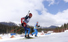 Second placed Anton Shipulin of Russia competes during men IBU E.on Biathlon World cup sprint race in Pokljuka, Slovenia. Men sprint race of IBU E.on Biathlon World cup was held on Thursday, 6th of March 2014 in Pokljuka, Slovenia.
