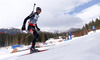 Mario Dolder of Switzerland competes during men IBU E.on Biathlon World cup sprint race in Pokljuka, Slovenia. Men sprint race of IBU E.on Biathlon World cup was held on Thursday, 6th of March 2014 in Pokljuka, Slovenia.

