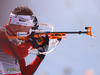 Tarjei Boe of Norway competes during men IBU E.on Biathlon World cup sprint race in Pokljuka, Slovenia. Men sprint race of IBU E.on Biathlon World cup was held on Thursday, 6th of March 2014 in Pokljuka, Slovenia.

