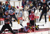 Kaisa Makarainen of Finland warming up before start of the women IBU E.on Biathlon World cup sprint race in Pokljuka, Slovenia. Women sprint race of IBU E.on Biathlon World cup was held on Thursday, 6th of March 2014 in Pokljuka, Slovenia.
