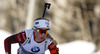 Tiril Eckhoff of Norway  competes during women IBU E.on Biathlon World cup sprint race in Pokljuka, Slovenia. Women sprint race of IBU E.on Biathlon World cup was held on Thursday, 6th of March 2014 in Pokljuka, Slovenia.
