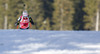 Kaisa Makarainen of Finland competes during women IBU E.on Biathlon World cup sprint race in Pokljuka, Slovenia. Women sprint race of IBU E.on Biathlon World cup was held on Thursday, 6th of March 2014 in Pokljuka, Slovenia.
