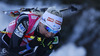Kaisa Makarainen of Finland competes during women IBU E.on Biathlon World cup sprint race in Pokljuka, Slovenia. Women sprint race of IBU E.on Biathlon World cup was held on Thursday, 6th of March 2014 in Pokljuka, Slovenia.
