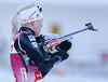 Kaisa Makarainen of Finland competes during women IBU E.on Biathlon World cup sprint race in Pokljuka, Slovenia. Women sprint race of IBU E.on Biathlon World cup was held on Thursday, 6th of March 2014 in Pokljuka, Slovenia.
