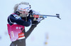 Kaisa Makarainen of Finland   competes during women IBU E.on Biathlon World cup sprint race in Pokljuka, Slovenia. Women sprint race of IBU E.on Biathlon World cup was held on Thursday, 6th of March 2014 in Pokljuka, Slovenia.
