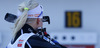 Mari Laukkanen of Finland competes during women IBU E.on Biathlon World cup sprint race in Pokljuka, Slovenia. Women sprint race of IBU E.on Biathlon World cup was held on Thursday, 6th of March 2014 in Pokljuka, Slovenia.
