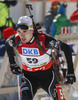 Olli Hiidensalo of Finland competes during men IBU E.on Biathlon World cup pursuit race in Pokljuka, Slovenia. Men pursuit race of IBU E.on Biathlon World cup was held on Saturday, 8th of March 2014 in Pokljuka, Slovenia.
