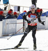 Matti Hakala of Finland competes during men IBU E.on Biathlon World cup pursuit race in Pokljuka, Slovenia. Men pursuit race of IBU E.on Biathlon World cup was held on Saturday, 8th of March 2014 in Pokljuka, Slovenia.
