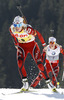 Tora Berger of Norway competes during women IBU E.on Biathlon World cup pursuit race in Pokljuka, Slovenia. Women pursuit race of IBU E.on Biathlon World cup was held on Saturday, 8th of March 2014 in Pokljuka, Slovenia.
