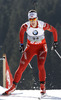 Fanny Welle - Strand Horn of Norway competes during women IBU E.on Biathlon World cup pursuit race in Pokljuka, Slovenia. Women pursuit race of IBU E.on Biathlon World cup was held on Saturday, 8th of March 2014 in Pokljuka, Slovenia.
