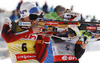 Tora Berger of Norway competes during women IBU E.on Biathlon World cup pursuit race in Pokljuka, Slovenia. Women pursuit race of IBU E.on Biathlon World cup was held on Saturday, 8th of March 2014 in Pokljuka, Slovenia.
