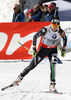 Dorothea Wierer of Italy competes during women IBU E.on Biathlon World cup pursuit race in Pokljuka, Slovenia. Women pursuit race of IBU E.on Biathlon World cup was held on Saturday, 8th of March 2014 in Pokljuka, Slovenia.
