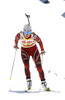 Tora Berger of Norway competes during women IBU E.on Biathlon World cup pursuit race in Pokljuka, Slovenia. Women pursuit race of IBU E.on Biathlon World cup was held on Saturday, 8th of March 2014 in Pokljuka, Slovenia.
