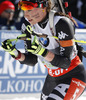 Dorothea Wierer of Italy competes during women IBU E.on Biathlon World cup pursuit race in Pokljuka, Slovenia. Women pursuit race of IBU E.on Biathlon World cup was held on Saturday, 8th of March 2014 in Pokljuka, Slovenia.
