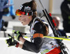 Dorothea Wierer of Italy competes during women IBU E.on Biathlon World cup pursuit race in Pokljuka, Slovenia. Women pursuit race of IBU E.on Biathlon World cup was held on Saturday, 8th of March 2014 in Pokljuka, Slovenia.

