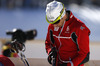 Ole Einar Bjoerndalen of Norway during zeroing before start of the men IBU E.on Biathlon World cup mass start race in Pokljuka, Slovenia. 15km long men mass start race of IBU E.on Biathlon World cup was held on Sunday, 9th of March 2014 in Pokljuka, Slovenia.
