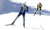 Winner Bjoern Ferry of Sweden competes during men IBU E.on Biathlon World cup mass start race in Pokljuka, Slovenia. 15km long men mass start race of IBU E.on Biathlon World cup was held on Sunday, 9th of March 2014 in Pokljuka, Slovenia.
