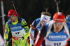 Jakov Fak of Slovenia competes during men IBU E.on Biathlon World cup mass start race in Pokljuka, Slovenia. 15km long men mass start race of IBU E.on Biathlon World cup was held on Sunday, 9th of March 2014 in Pokljuka, Slovenia.
