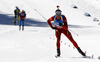Ole Einar Bjoerndalen of Norway competes during men IBU E.on Biathlon World cup mass start race in Pokljuka, Slovenia. 15km long men mass start race of IBU E.on Biathlon World cup was held on Sunday, 9th of March 2014 in Pokljuka, Slovenia.

