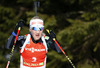 Second placed Kaisa Makarainen of Finland competes during women IBU E.on Biathlon World cup mass start race in Pokljuka, Slovenia. 12.5km long women mass start race of IBU E.on Biathlon World cup was held on Sunday, 9th of March 2014 in Pokljuka, Slovenia.
