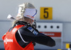 Second placed Kaisa Makarainen of Finland competes during women IBU E.on Biathlon World cup mass start race in Pokljuka, Slovenia. 12.5km long women mass start race of IBU E.on Biathlon World cup was held on Sunday, 9th of March 2014 in Pokljuka, Slovenia.
