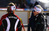 Kaisa Makarainen of Finland during women IBU E.on Biathlon World cup mass start race in Pokljuka, Slovenia. 12.5km long women mass start race of IBU E.on Biathlon World cup was held on Sunday, 9th of March 2014 in Pokljuka, Slovenia.
