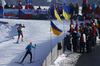 Kaisa Makarainen of Finland warming up before start of the Women sprint race of IBU Biathlon World Cup in Hochfilzen, Austria. Women sprint race of IBU Biathlon World cup was held on Friday, 12th of December 2014 in Hochfilzen, Austria.
