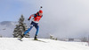 Fourth placed Olga Podchufarova of Russia during Women sprint race of IBU Biathlon World Cup in Hochfilzen, Austria. Women sprint race of IBU Biathlon World cup was held on Friday, 12th of December 2014 in Hochfilzen, Austria.
