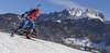 Gabriela Soukalova of Czech during Women sprint race of IBU Biathlon World Cup in Hochfilzen, Austria. Women sprint race of IBU Biathlon World cup was held on Friday, 12th of December 2014 in Hochfilzen, Austria.
