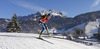 Elisabeth Hoegberg of Sweden during Women sprint race of IBU Biathlon World Cup in Hochfilzen, Austria. Women sprint race of IBU Biathlon World cup was held on Friday, 12th of December 2014 in Hochfilzen, Austria.
