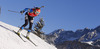 Sanna Markkanen of Finland during Women sprint race of IBU Biathlon World Cup in Hochfilzen, Austria. Women sprint race of IBU Biathlon World cup was held on Friday, 12th of December 2014 in Hochfilzen, Austria.
