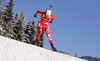 Nicole Gontier of Italy during Women sprint race of IBU Biathlon World Cup in Hochfilzen, Austria. Women sprint race of IBU Biathlon World cup was held on Friday, 12th of December 2014 in Hochfilzen, Austria.
