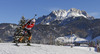 Miriam Goessner of Germany during Women sprint race of IBU Biathlon World Cup in Hochfilzen, Austria. Women sprint race of IBU Biathlon World cup was held on Friday, 12th of December 2014 in Hochfilzen, Austria.
