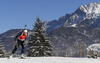 Irene Cadurisch of Switzerland during Women sprint race of IBU Biathlon World Cup in Hochfilzen, Austria. Women sprint race of IBU Biathlon World cup was held on Friday, 12th of December 2014 in Hochfilzen, Austria.
