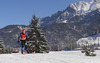 Eevamari Rauhamaeki of Finland during Women sprint race of IBU Biathlon World Cup in Hochfilzen, Austria. Women sprint race of IBU Biathlon World cup was held on Friday, 12th of December 2014 in Hochfilzen, Austria.
