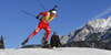 Emil Hegle Svendsen of Norway during Men sprint race of IBU Biathlon World Cup in Hochfilzen, Austria. Men sprint race of IBU Biathlon World cup was held on Friday, 12th of December 2014 in Hochfilzen, Austria.
