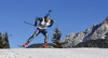 Tobias Arwidson of Sweden during Men sprint race of IBU Biathlon World Cup in Hochfilzen, Austria. Men sprint race of IBU Biathlon World cup was held on Friday, 12th of December 2014 in Hochfilzen, Austria.
