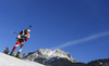 Daniel Mesotitsch of Austria during Men sprint race of IBU Biathlon World Cup in Hochfilzen, Austria. Men sprint race of IBU Biathlon World cup was held on Friday, 12th of December 2014 in Hochfilzen, Austria.
