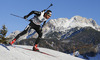 Benjamin Weger of Switzerland during Men sprint race of IBU Biathlon World Cup in Hochfilzen, Austria. Men sprint race of IBU Biathlon World cup was held on Friday, 12th of December 2014 in Hochfilzen, Austria.
