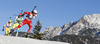 Alexander Os of Norway during Men sprint race of IBU Biathlon World Cup in Hochfilzen, Austria. Men sprint race of IBU Biathlon World cup was held on Friday, 12th of December 2014 in Hochfilzen, Austria.
