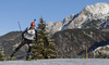 Matti Hakala of Finland during Men sprint race of IBU Biathlon World Cup in Hochfilzen, Austria. Men sprint race of IBU Biathlon World cup was held on Friday, 12th of December 2014 in Hochfilzen, Austria.
