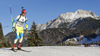 Peter Dokl of Slovenia during Men sprint race of IBU Biathlon World Cup in Hochfilzen, Austria. Men sprint race of IBU Biathlon World cup was held on Friday, 12th of December 2014 in Hochfilzen, Austria.
