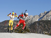 Alexander Os of Norway during Men sprint race of IBU Biathlon World Cup in Hochfilzen, Austria. Men sprint race of IBU Biathlon World cup was held on Friday, 12th of December 2014 in Hochfilzen, Austria.
