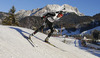 Gaspard Cuenot of Switzerland during Men sprint race of IBU Biathlon World Cup in Hochfilzen, Austria. Men sprint race of IBU Biathlon World cup was held on Friday, 12th of December 2014 in Hochfilzen, Austria.
