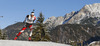 Julian Eberhard of Austria during Men sprint race of IBU Biathlon World Cup in Hochfilzen, Austria. Men sprint race of IBU Biathlon World cup was held on Friday, 12th of December 2014 in Hochfilzen, Austria.
