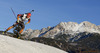 Daniel Boehm of Germany during Men sprint race of IBU Biathlon World Cup in Hochfilzen, Austria. Men sprint race of IBU Biathlon World cup was held on Friday, 12th of December 2014 in Hochfilzen, Austria.
